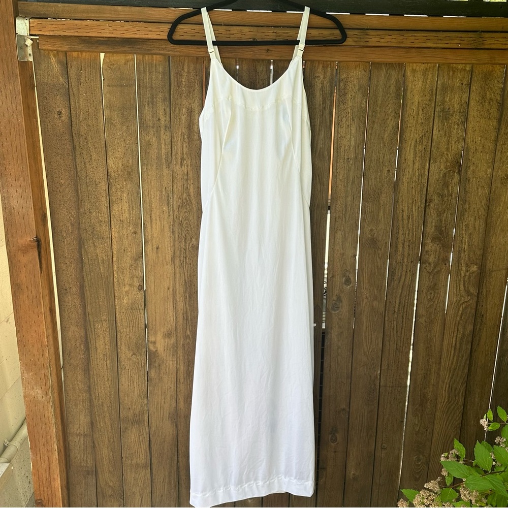 Vintage Cream Chemise Slip Size 36